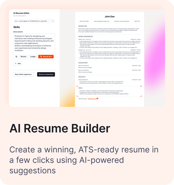AI Resume Builder
